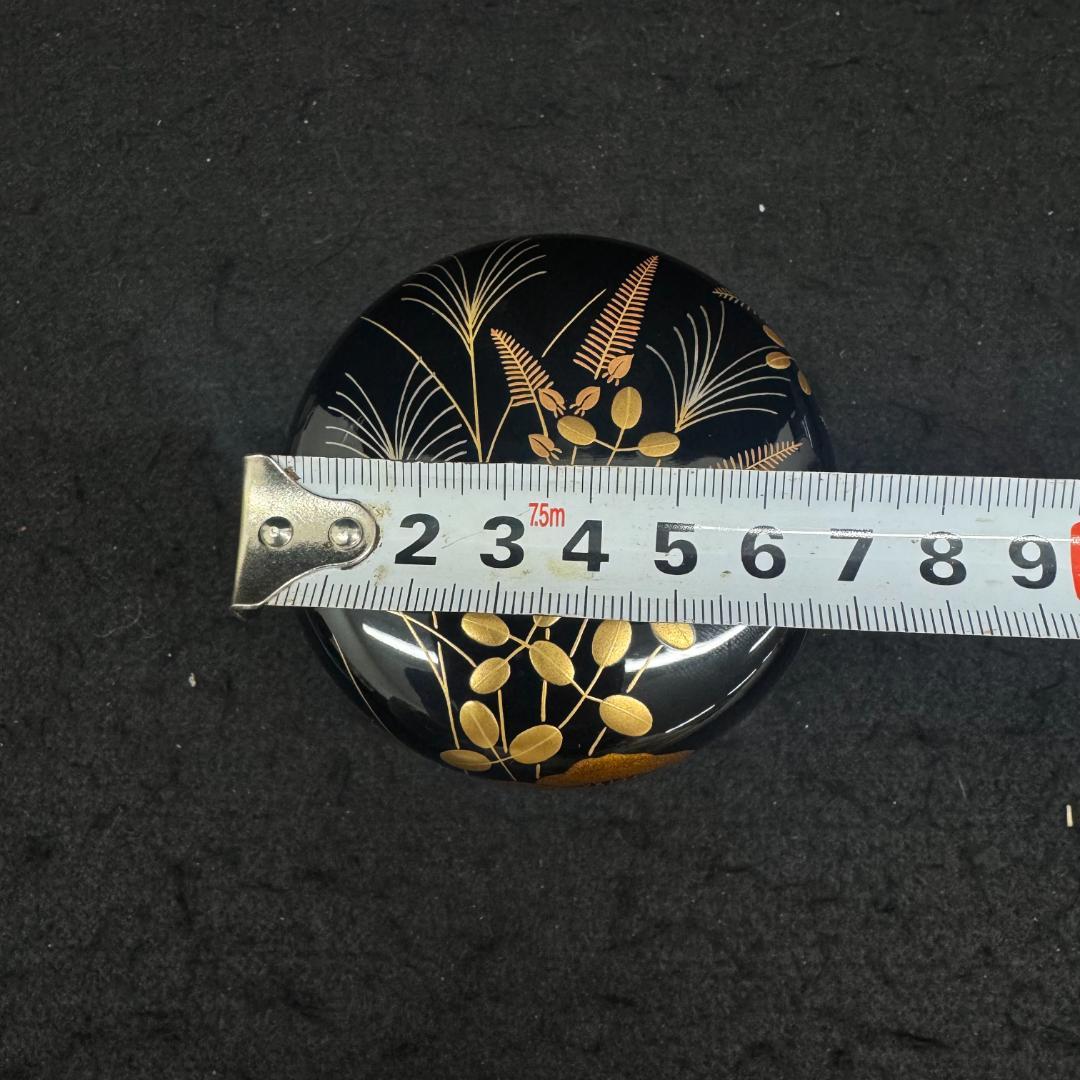 茶道具　天野策地 造　水の椿　金蒔絵　希少　無形文化財　棗