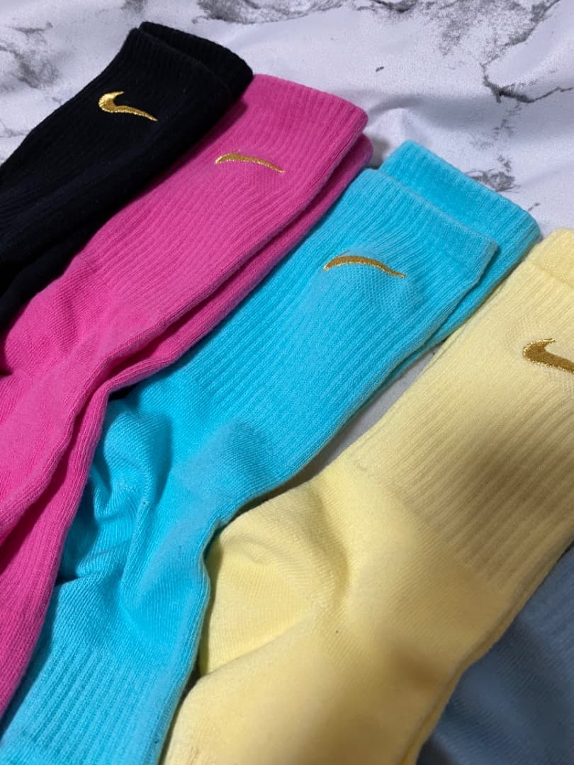 22〜24】ナイキ Nike ロゴフラワーソックス 9足セット