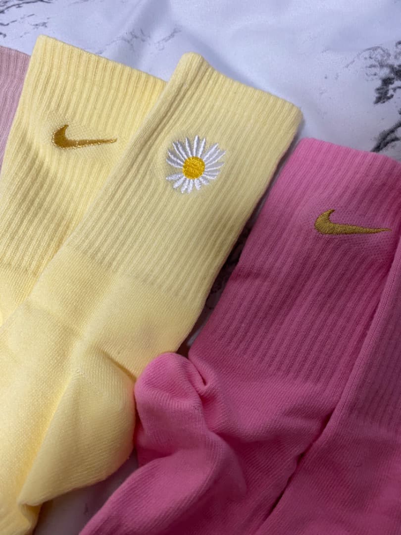 22〜24】ナイキ Nike ロゴフラワーソックス 9足セット