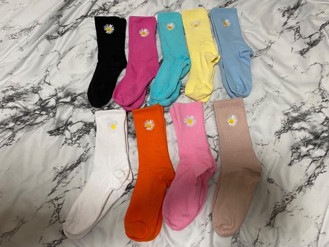 22〜24】ナイキ Nike ロゴフラワーソックス 9足セット