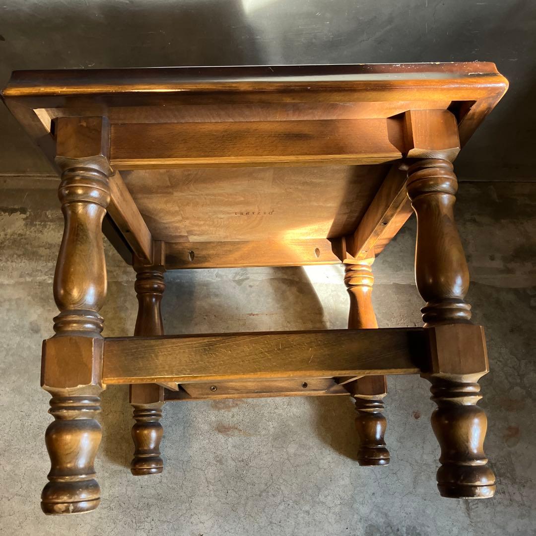 アンティーク 旧ロゴ キツツキ 飛騨産業 テーブル ローテーブル ヴィンテージ