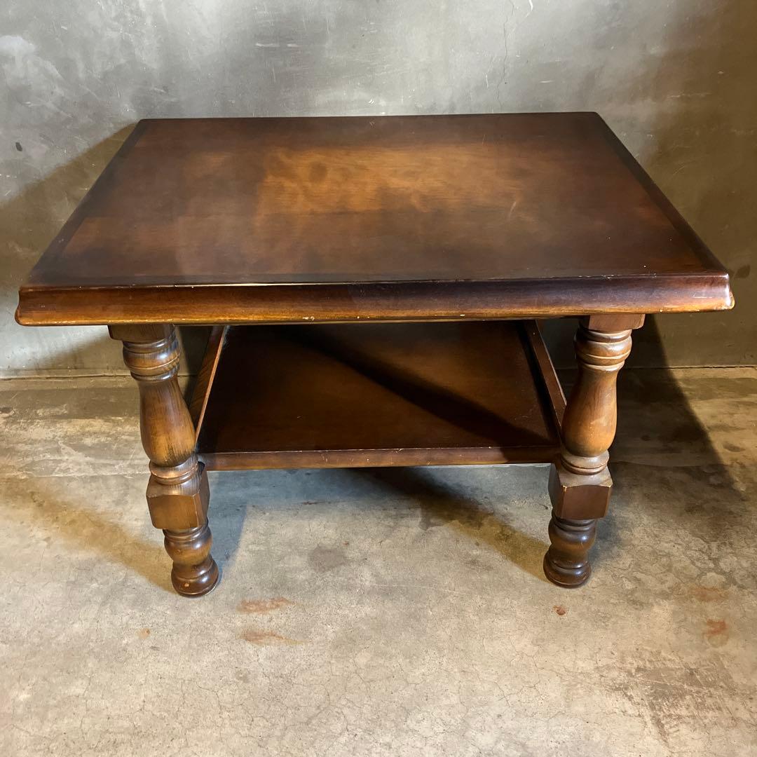 アンティーク 旧ロゴ キツツキ 飛騨産業 テーブル ローテーブル ヴィンテージ