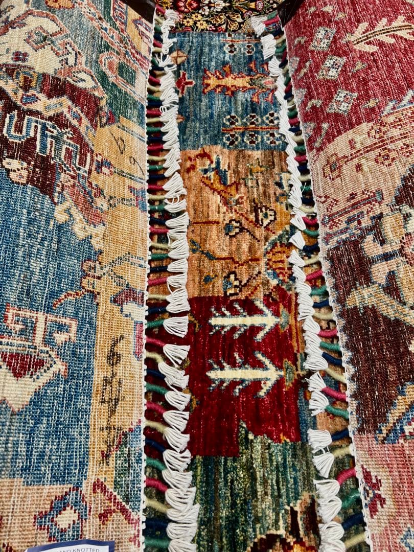 最高級カシュカイ ギャッベ ラグ/サイズ:84x134cm… .jem1