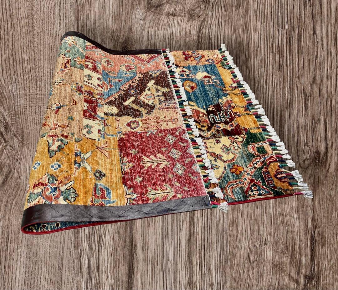 最高級カシュカイ ギャッベ ラグ/サイズ:84x134cm… .jem1