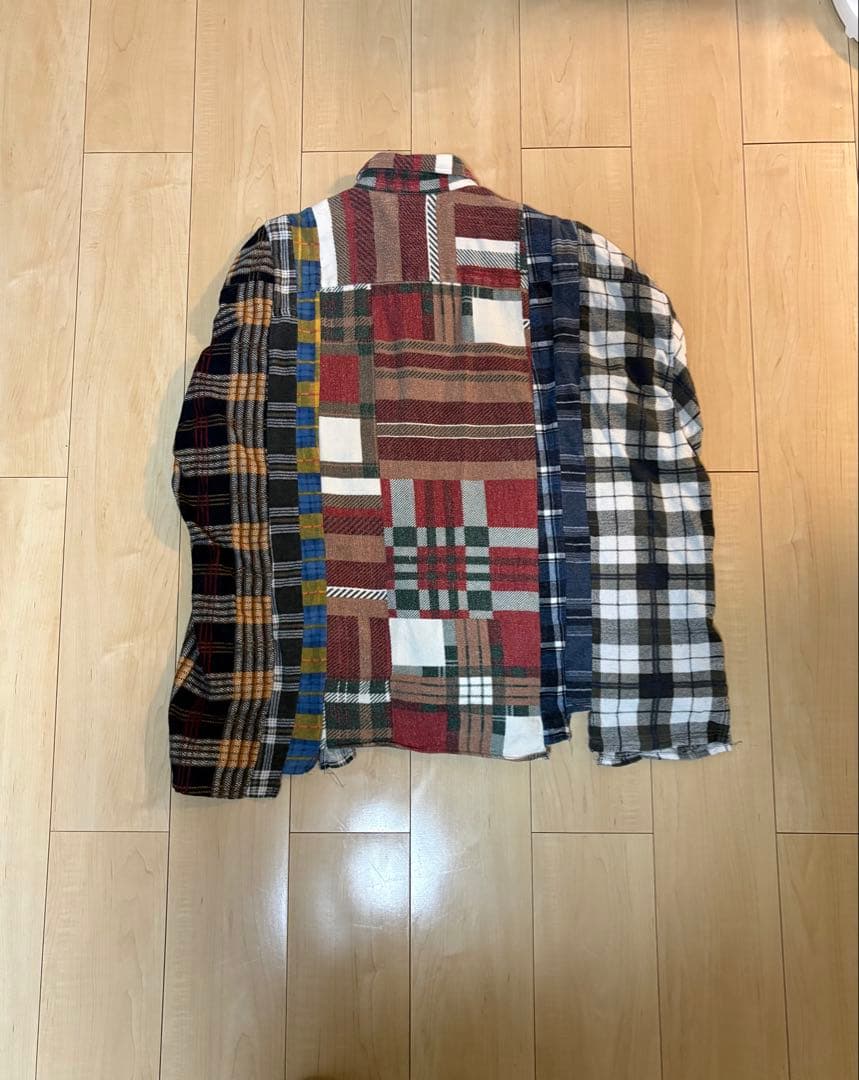トップス Rebuild by Needles FLANNEL SHIRT