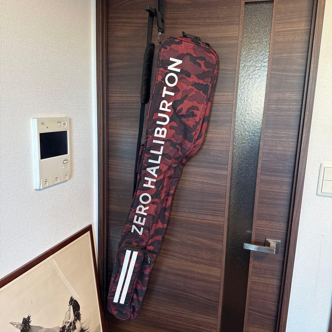ZERO HALLIBURTON ゴルフ クラブケース レッドカモ 美品 軽量