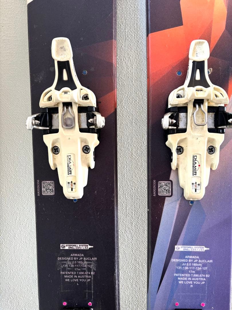 ARMADA JJ2.0 185cm　+　DIAMIR VIPEC　最高の組合せ