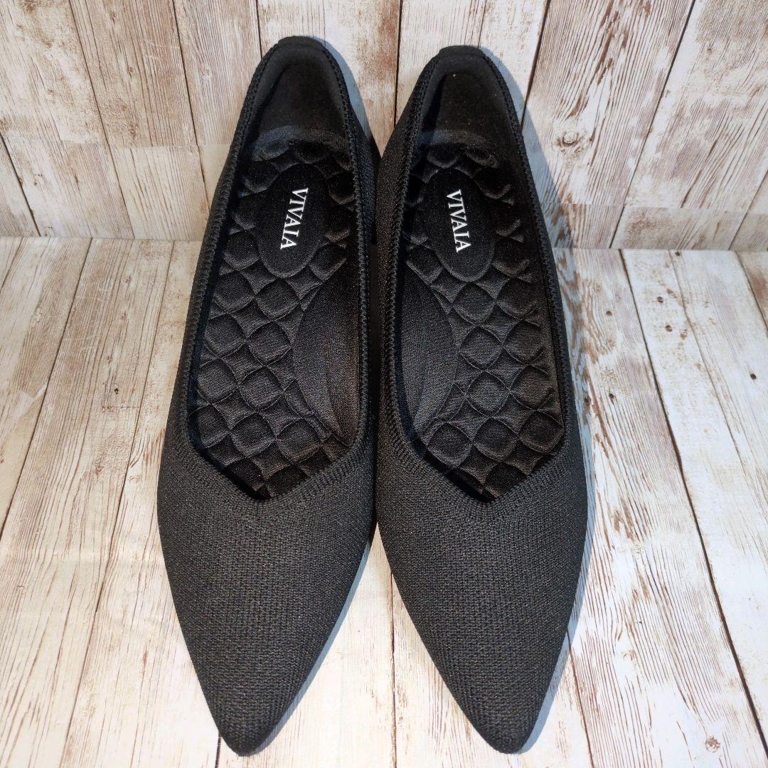 美品✨【VIVAIA】Scarlett☆ポインテッドトゥ☆ニットパンプス☆38