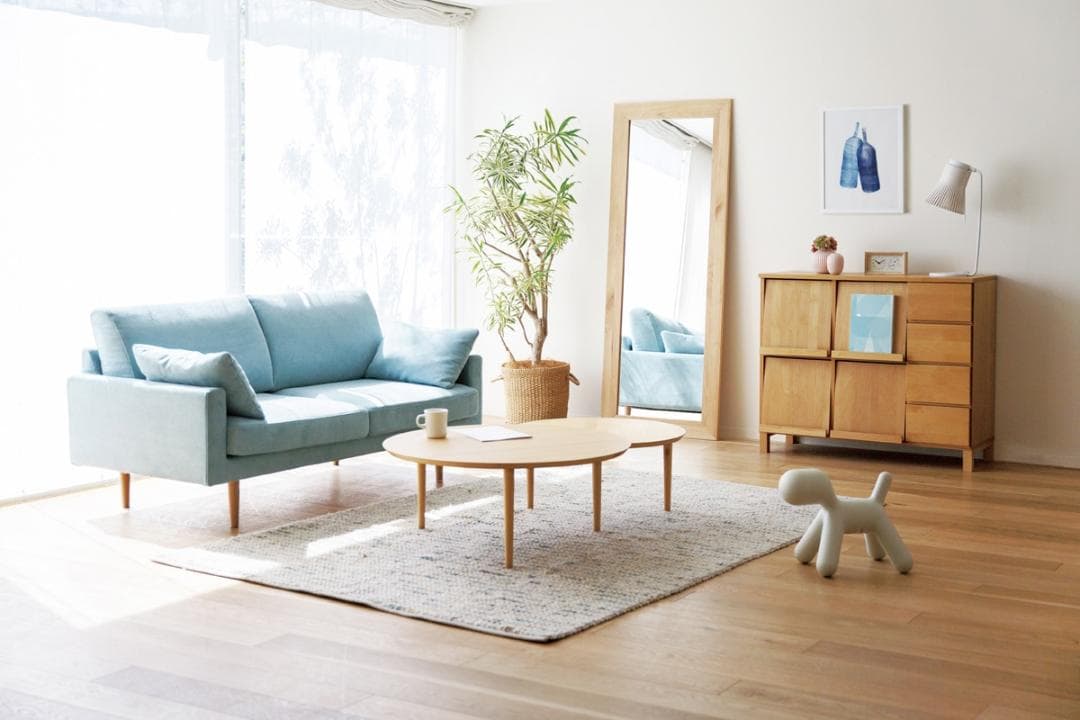 フライミー 高野木工 バルーン リビングテーブル モダン 北欧 可動式天板