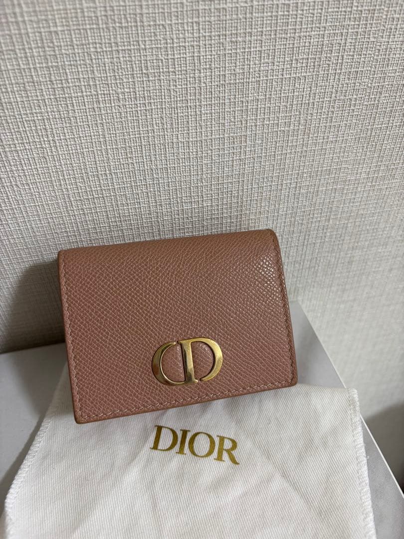 【即購入可能】Dior 三つ折り財布 ピンク