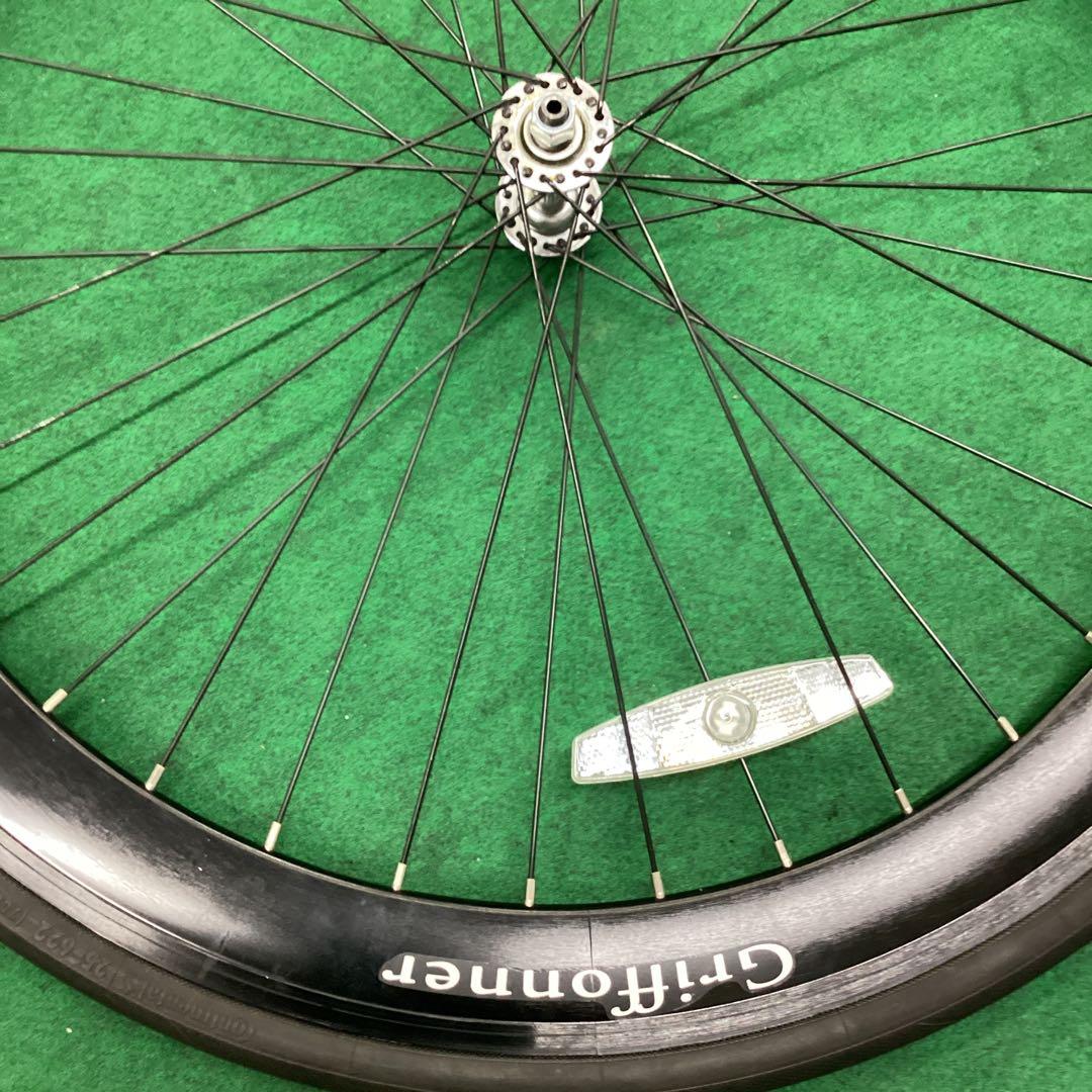 前輪 700x25C タイヤ付 前ホイール 自転車　クイックリリース