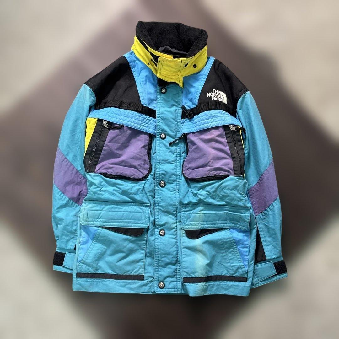7AS1【THE NORTH FACE】90's スキーウェア上下古着used