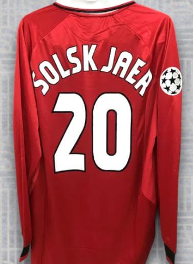 99/00 マンチェスター・ユナイテッド ホーム 長袖 20番 ソルスキア