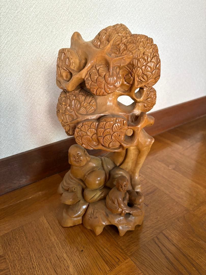 木彫り　木製　置物