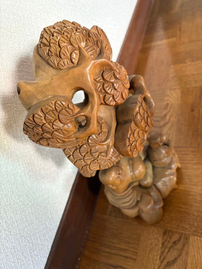 木彫り　木製　置物