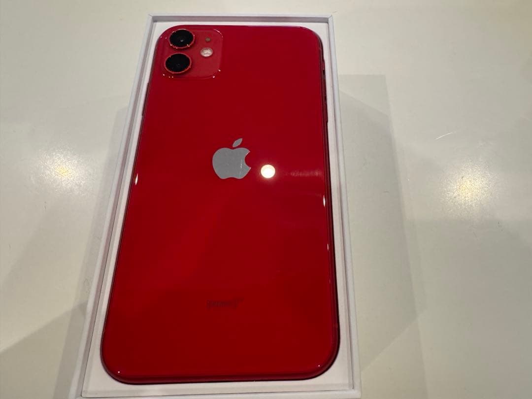 iPhone 11 64GB バッテリー100% （PROEUCT RED）