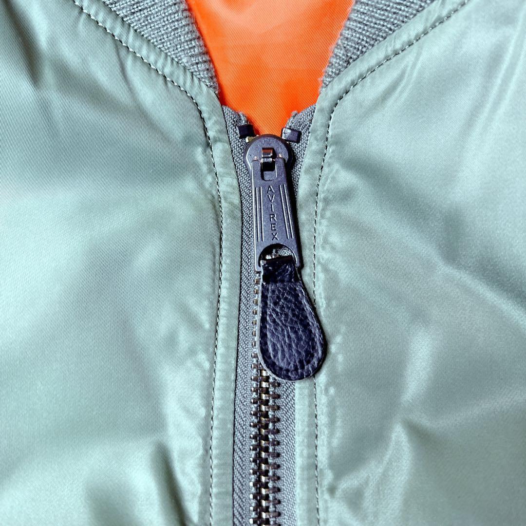 ✨美品✨ アビレックス MA-1 フライトジャケット 緑 Mサイズ　y2k 短丈