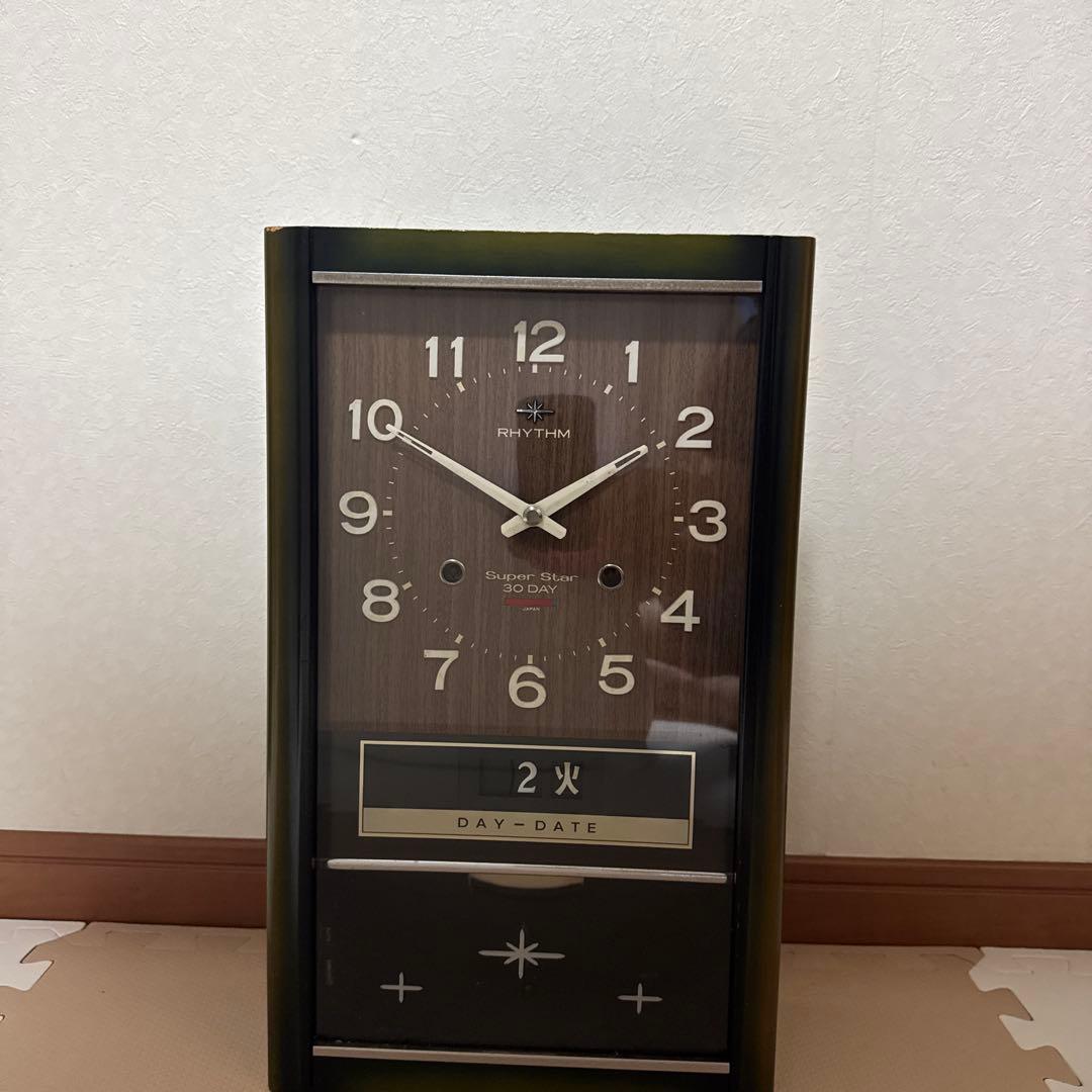 RHYTHM Super Star 30 Day 掛時計