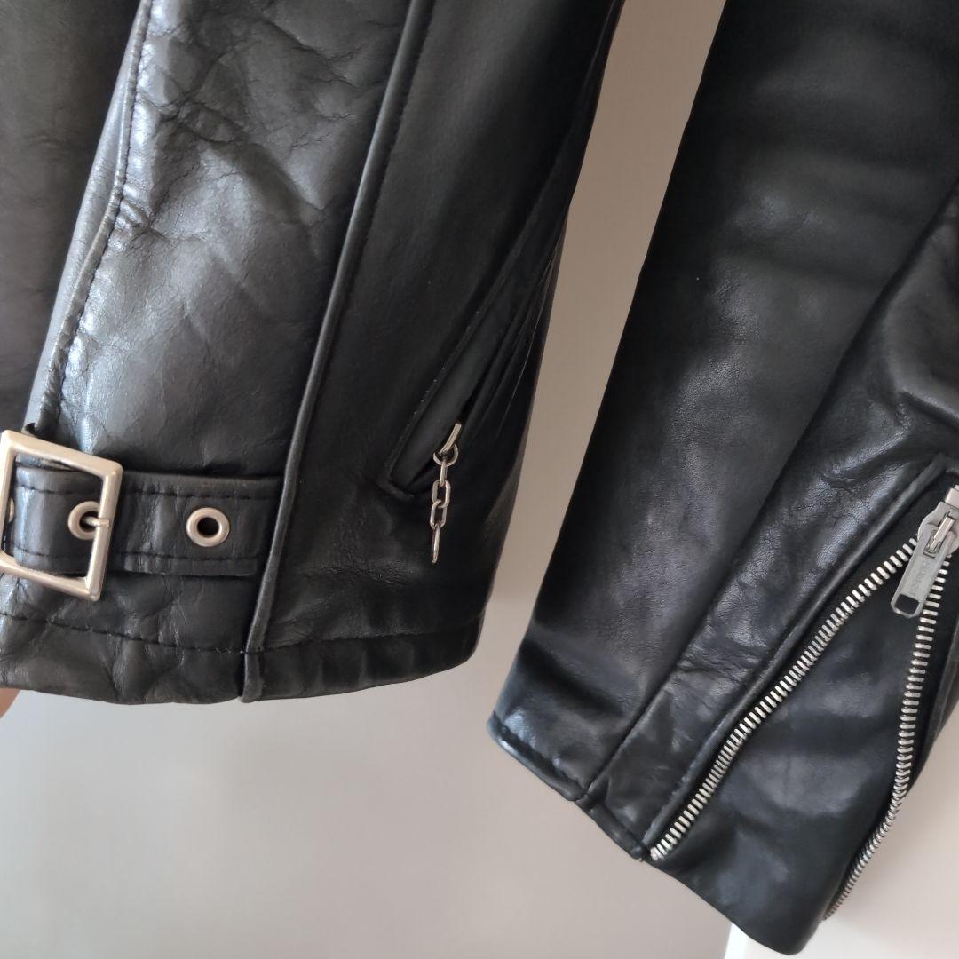 【値下げ】Schott レザーシングルライダースジャケット141型 size36