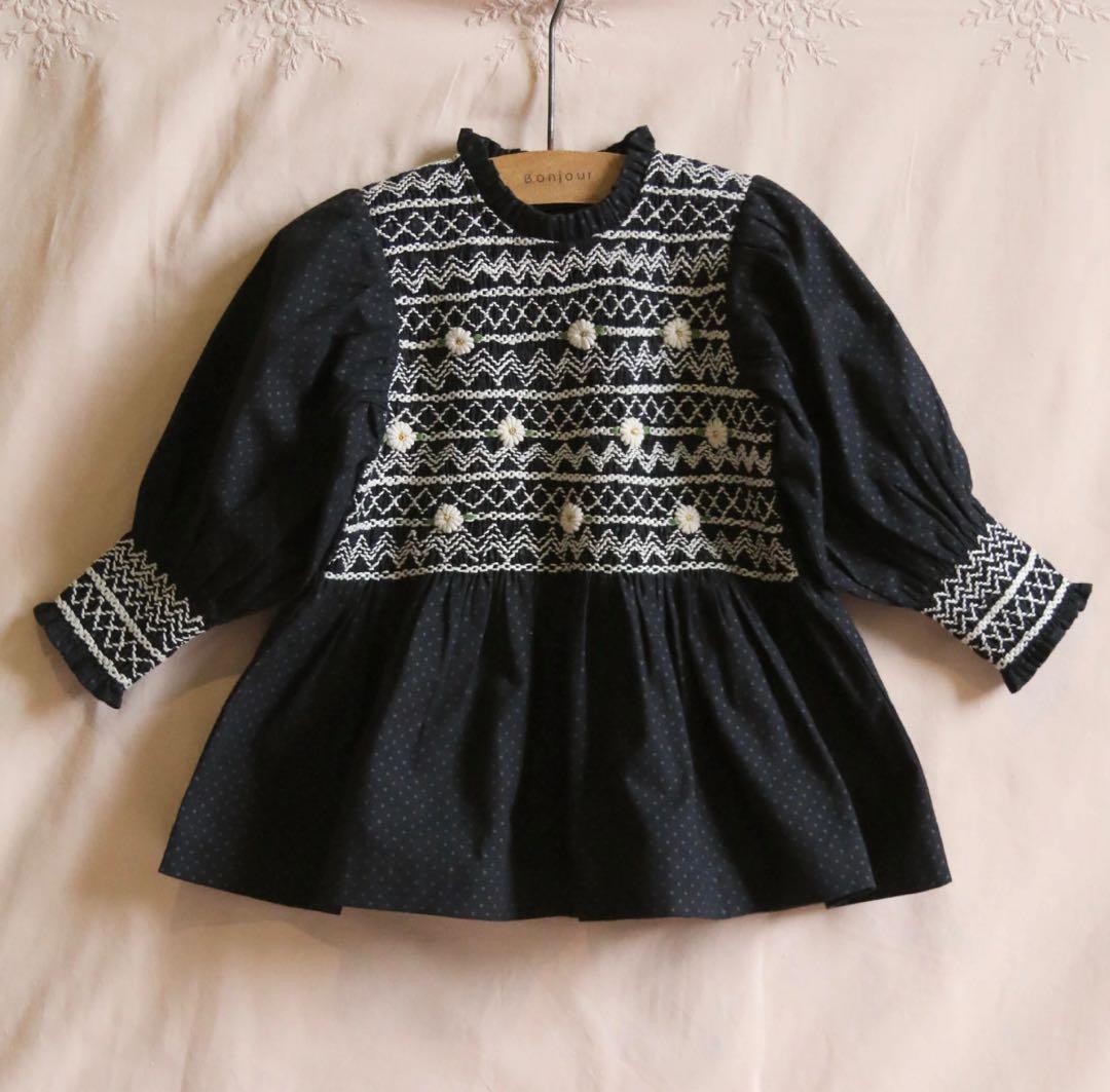 美品！bonjour diary ボンジュールダイアリー　2-3Y チュニック