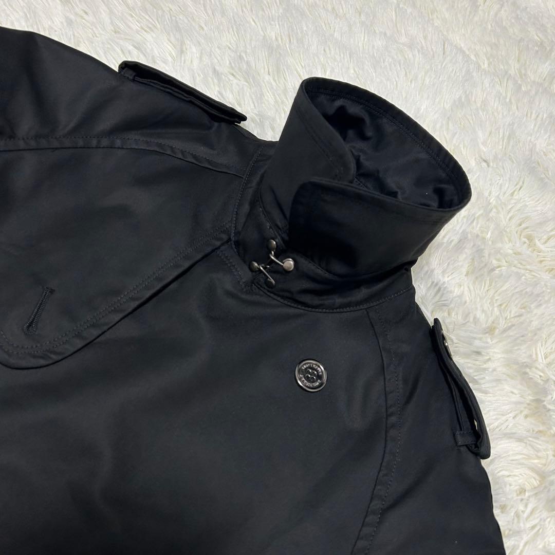 【極美品/XL】バーバリーブラックレーベル トレンチコート ノバチェック ベルト