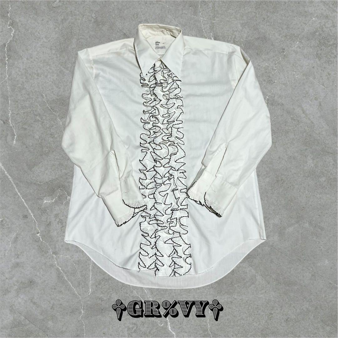 古着 70's after Six アフターシックス フリルシャツ