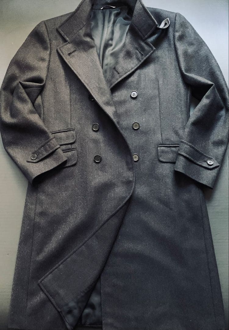 名門CANALI ×ウィーンの名店別注品　希少な貴族コート&ジャケットセット