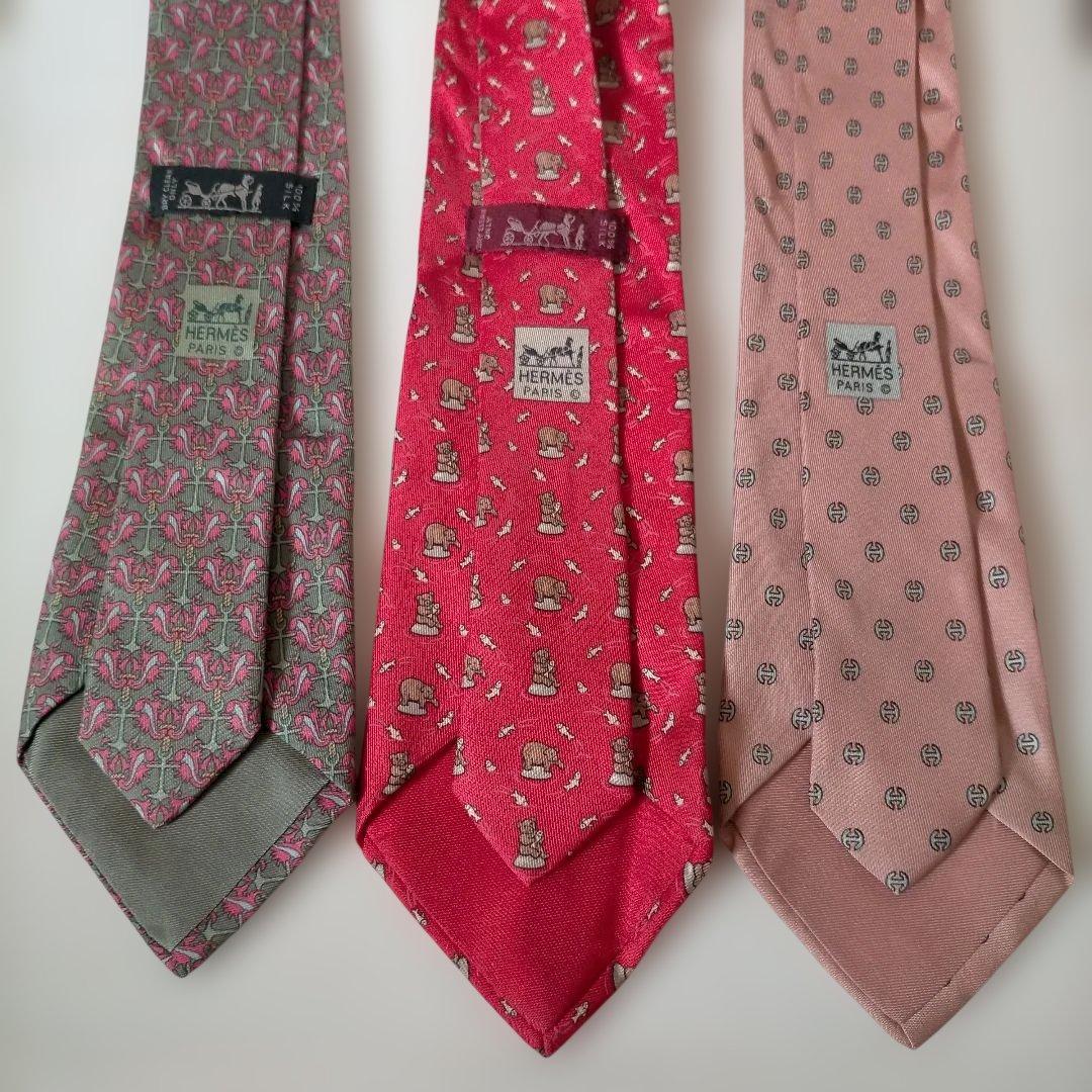 エルメス ネクタイ３本セット ⑦