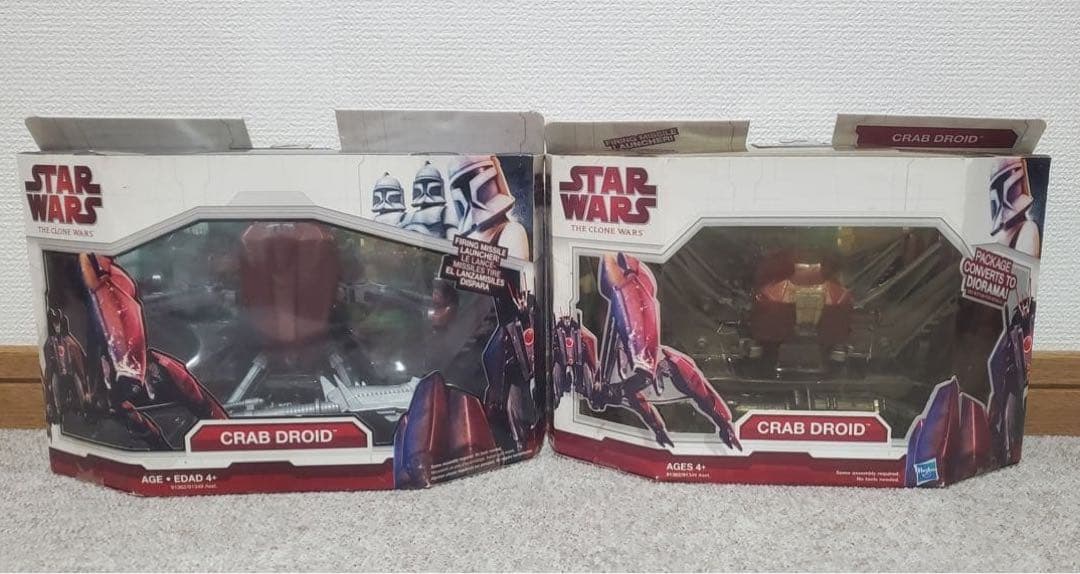 スターウォーズ クローンウォーズ カニドロイド 2体セット