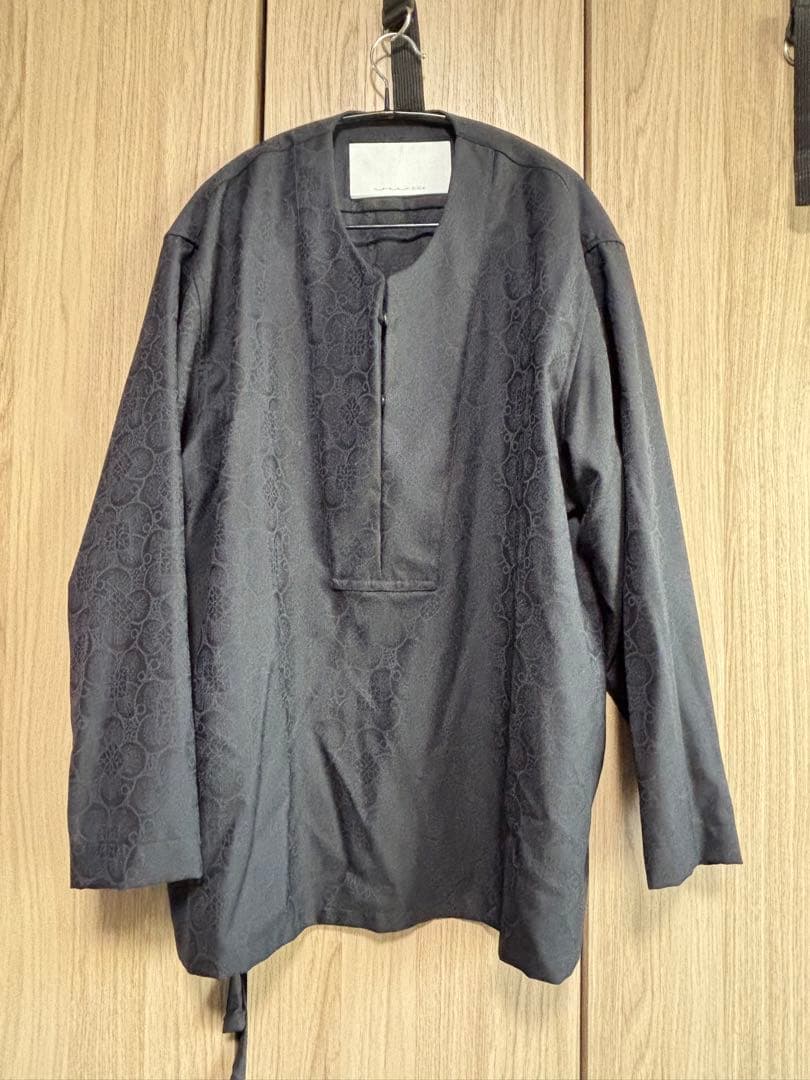 nonnotte カフタンシャツ　フラワー ジャガード