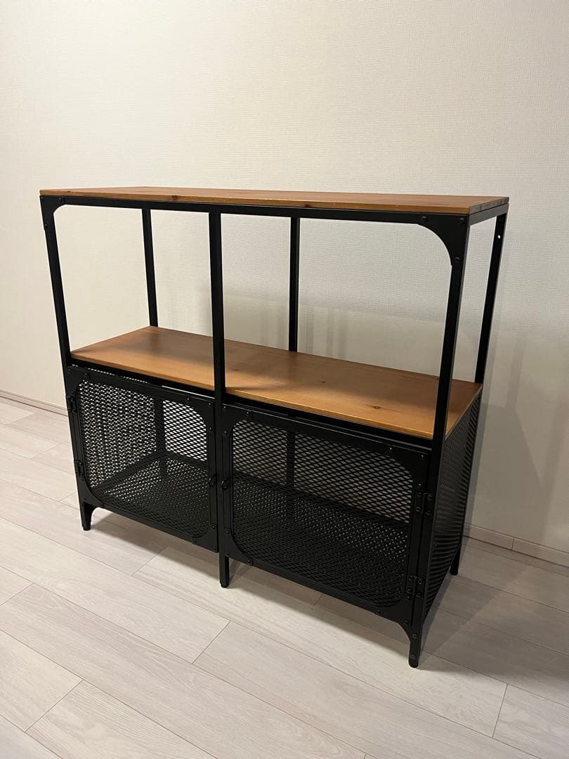 ＩＫＥＡ/イケア FJALLBO シェルフユニット100x95 cm ブラック