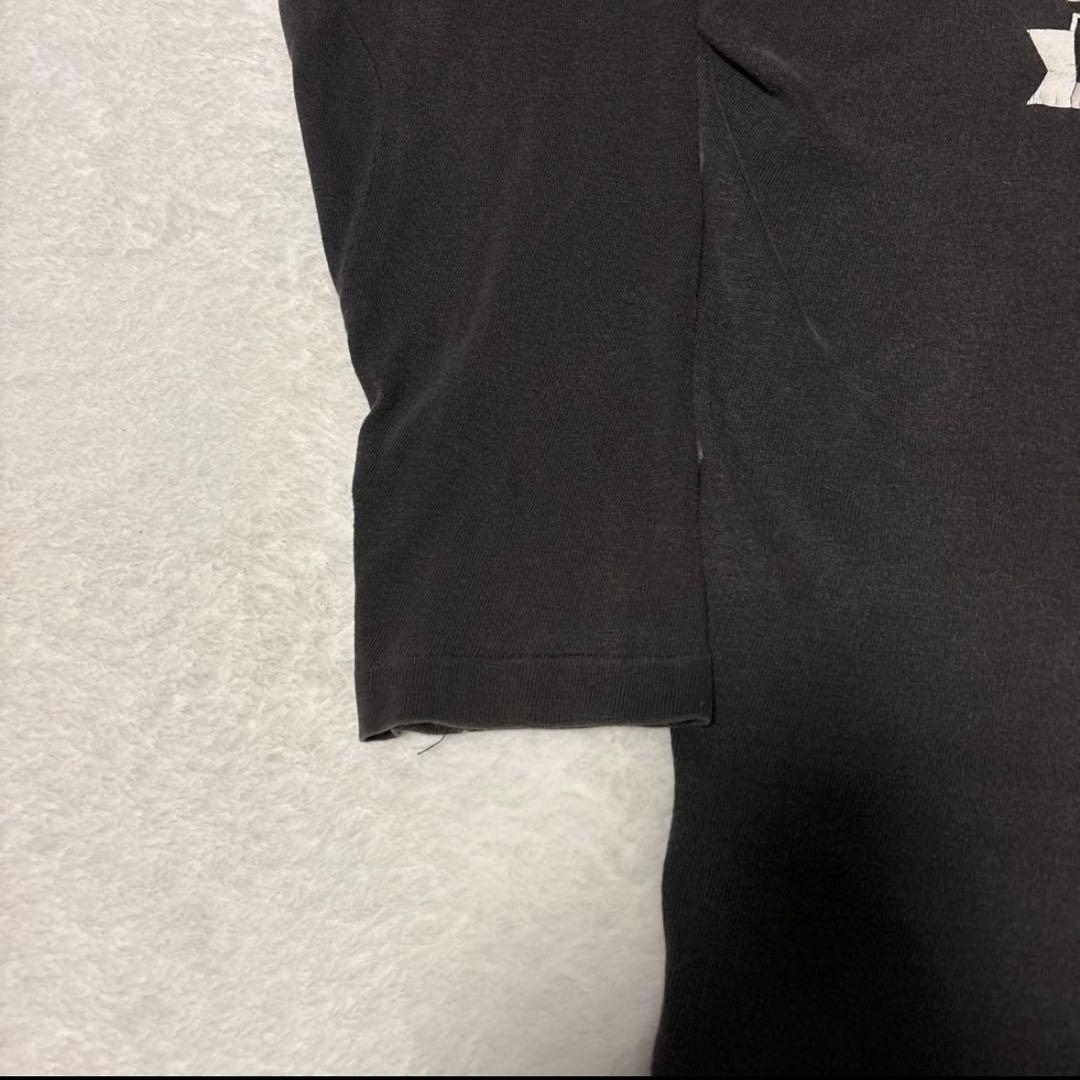 YASUYUKI 　60s〜黒ブラックプロダクツタグ肉厚フットボールシャツ