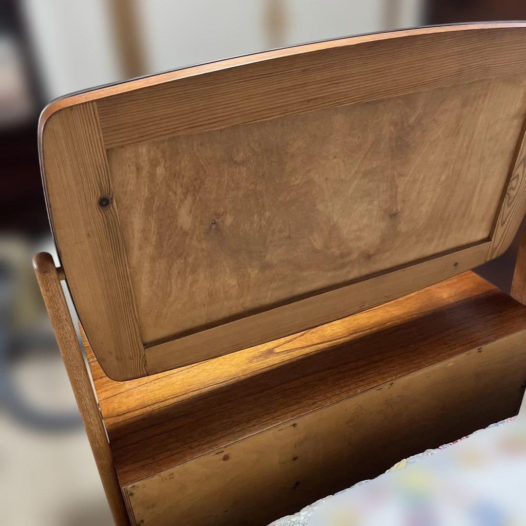 北欧ヴィンテージ　デンマーク製　チーク✖️オークドレッサー　鏡