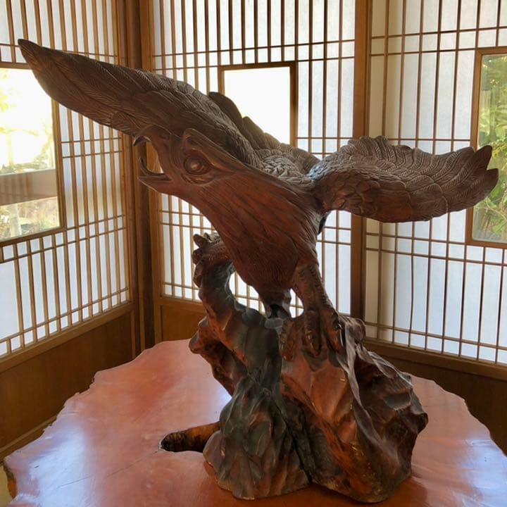 木彫り 鷲
