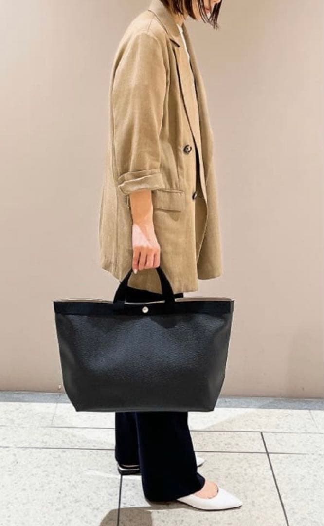 定価151,800円　美品　エルベシャプリエ　705GP ノワール　黒　Lサイズ