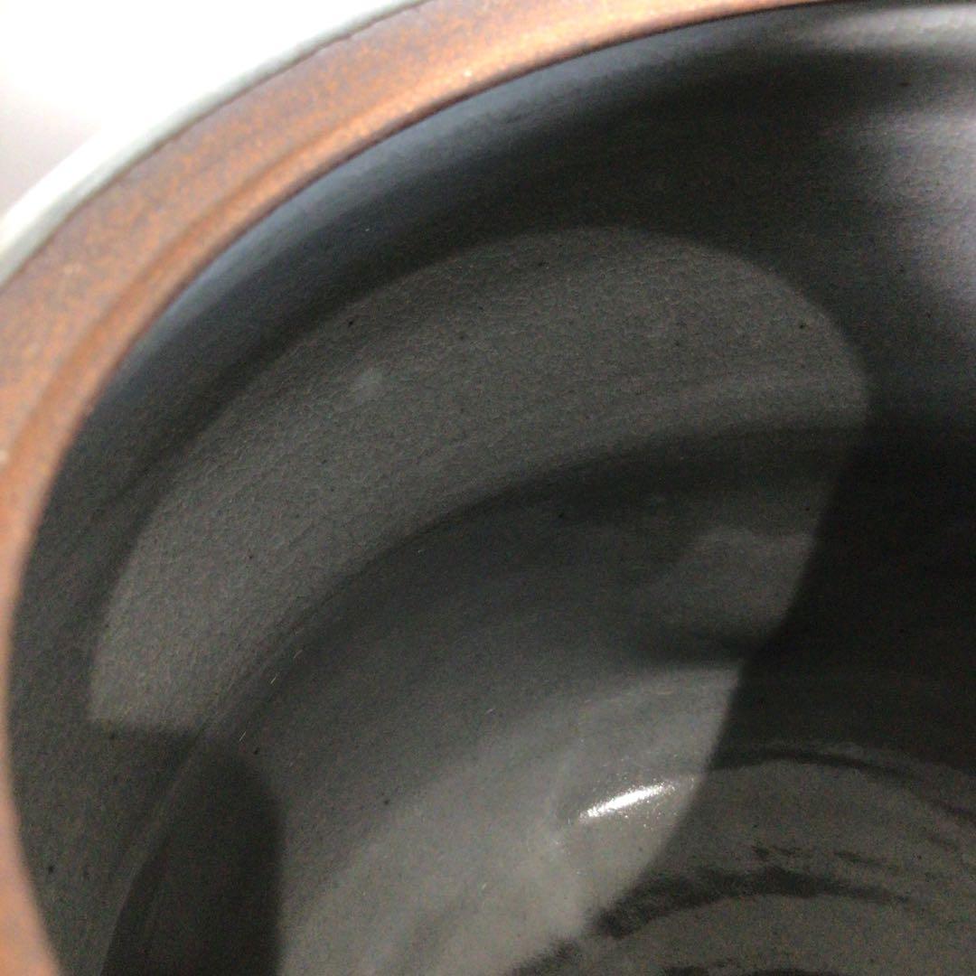 Ｓ１５１　水指　『森里陶楽造』『赤絵』『耳付水指』　共箱　茶道具