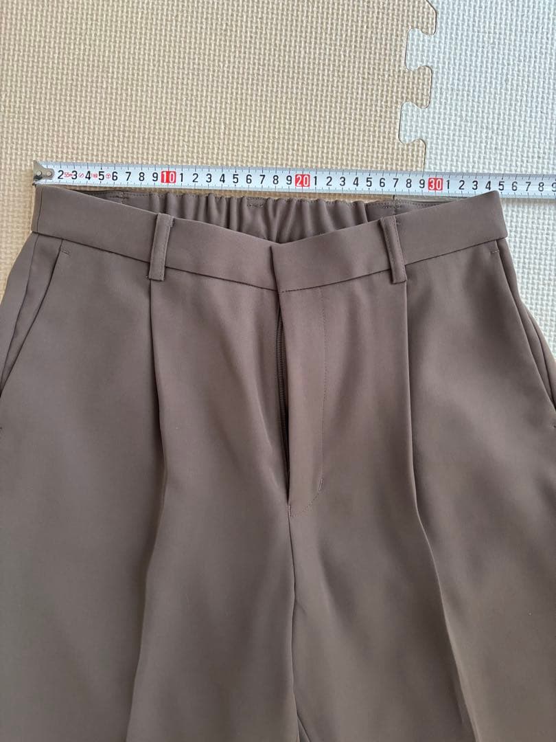 AOKI×Oggi★MEWORK ブラウン系2パンツスーツ7号