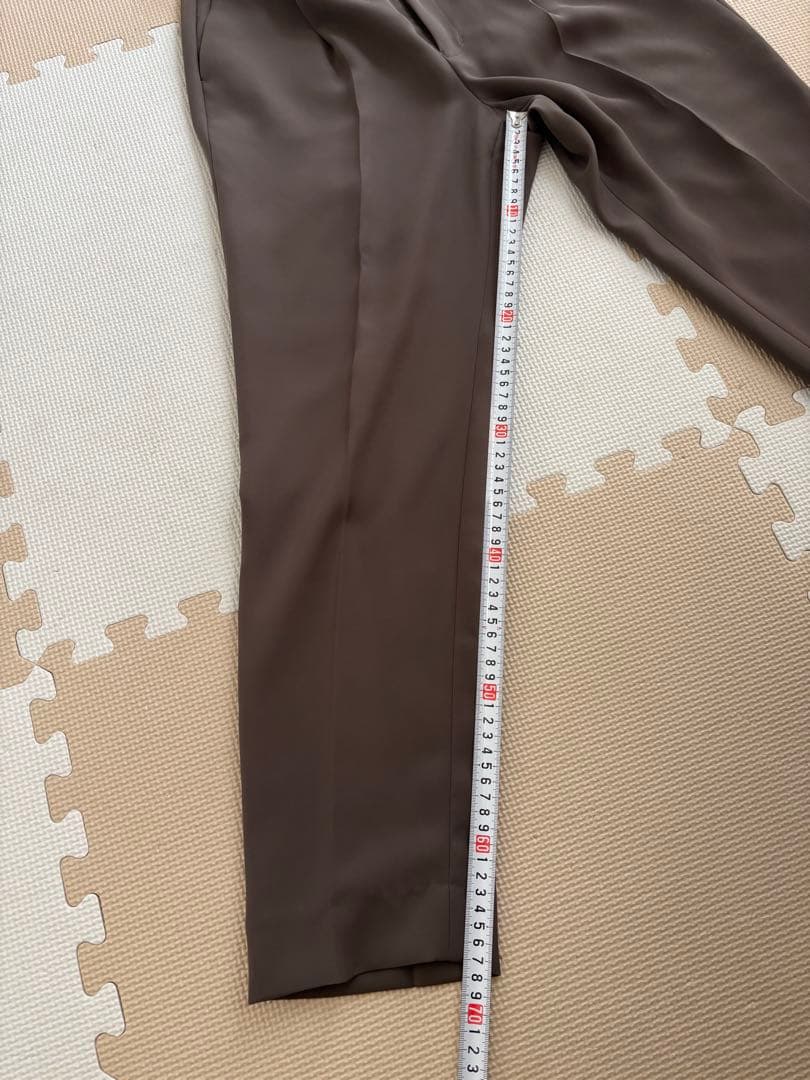 AOKI×Oggi★MEWORK ブラウン系2パンツスーツ7号