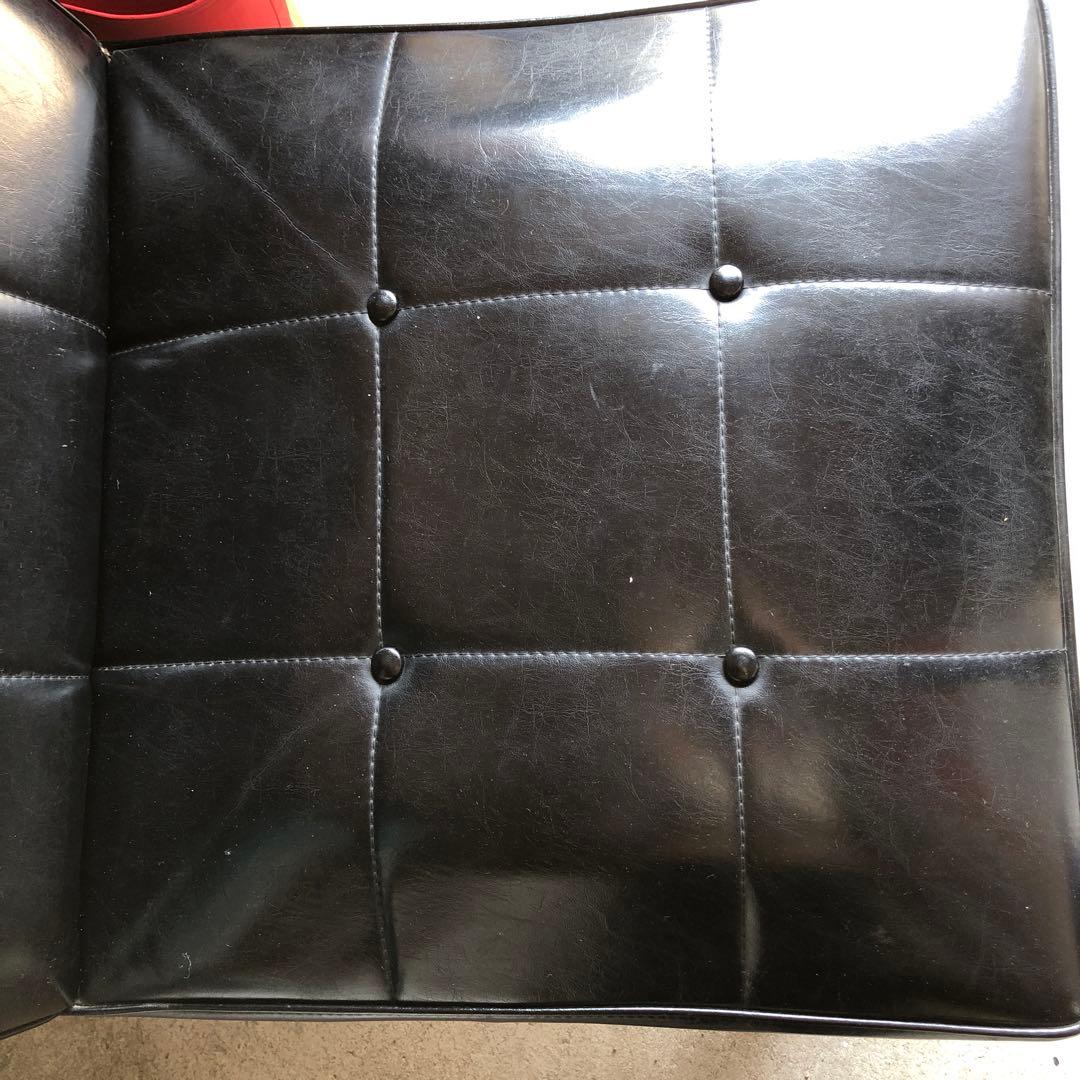 昭和レトロ オールドカリモク 3シーター 真ん中 セパレート カタカナカリモク