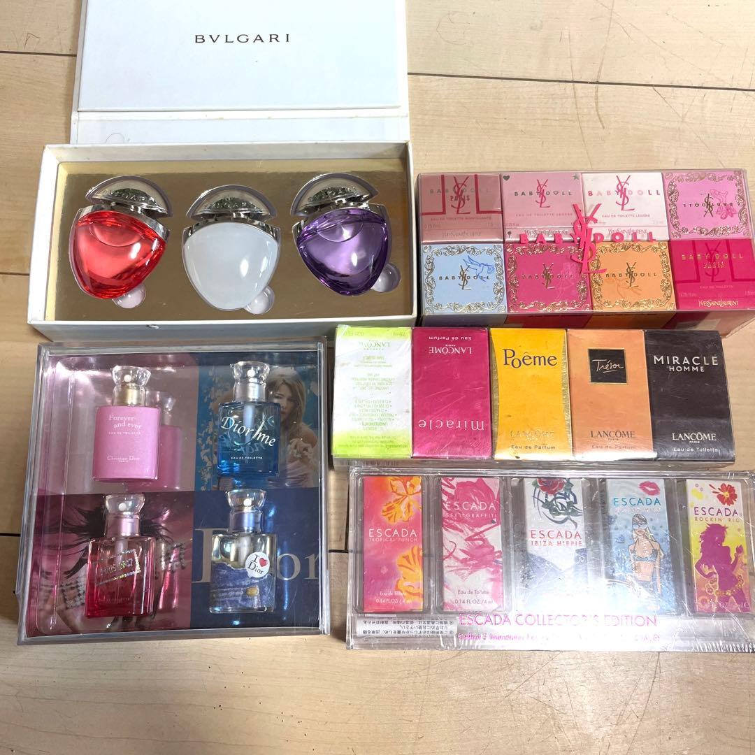 ccさま様香水セット BVLGARI Dior Lancôme Es未使用中古
