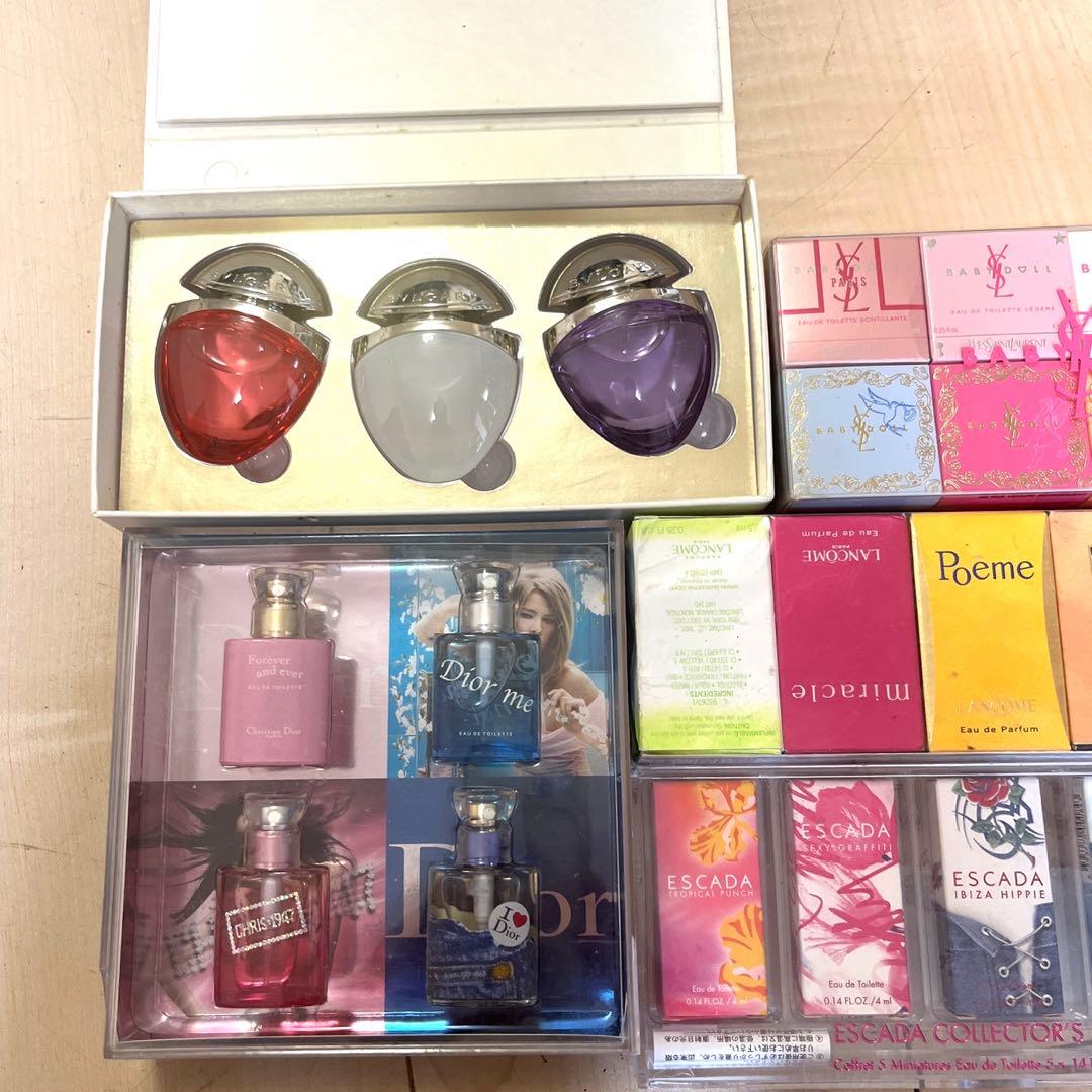ccさま様香水セット BVLGARI Dior Lancôme Es未使用中古