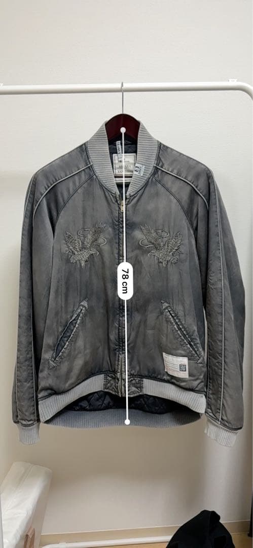 メゾンミハラヤスヒロ OVER DYED SOUVENIR JACKET