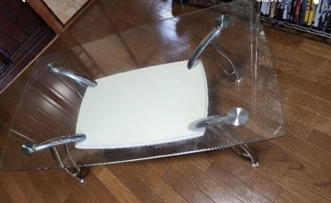 ニトリ ミッドセンチュリー アイアンフレーム プライウッド センターテーブル