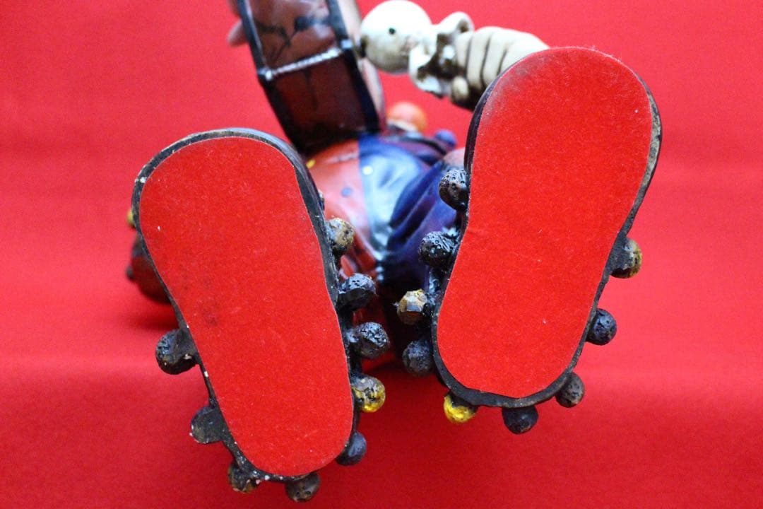 イタリア雑貨・ピエロコレクション【お茶目なピエロ　特大サイズ　ドラム】