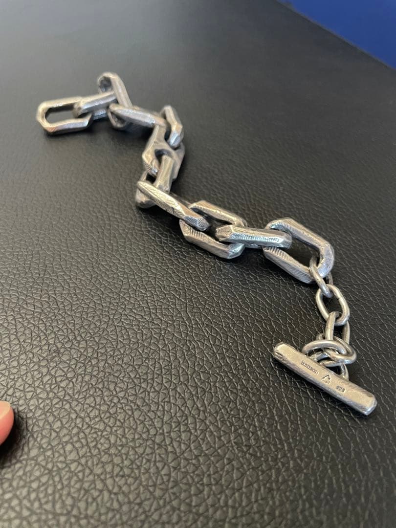 アクセサリー HENSON-HEAVY CARVED LINKS BRACELET