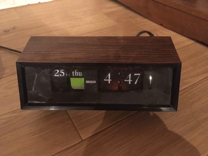 copal /パタパタ時計/602/ミッドセンチュリー/渡辺力