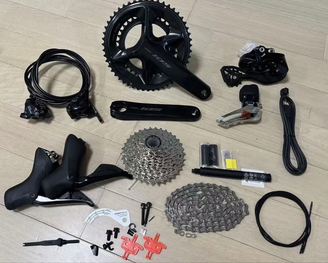 SHIMANOシマノ R7170 105 電動Di2グループセット165/170