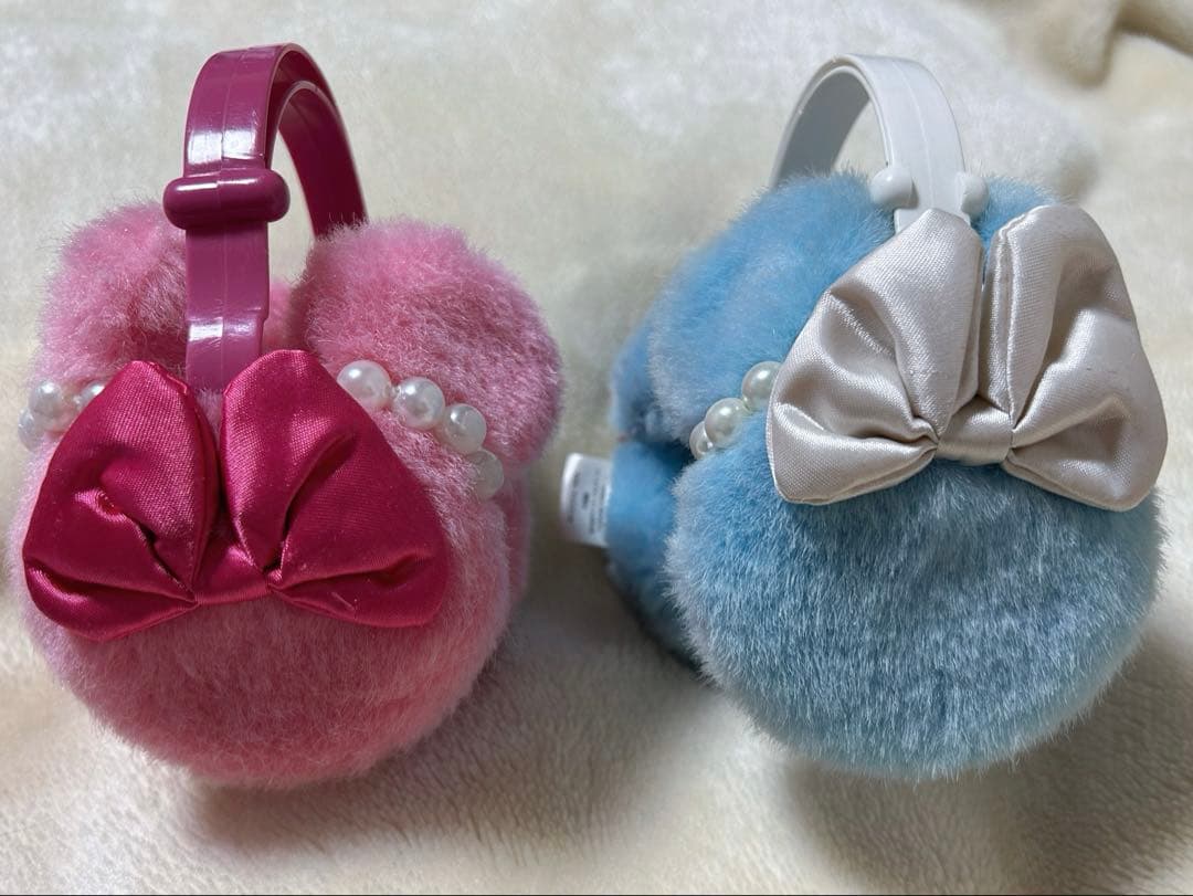 イヤーマフ ディズニー 耳あて ピンク 水色 耳当て ブルー 青