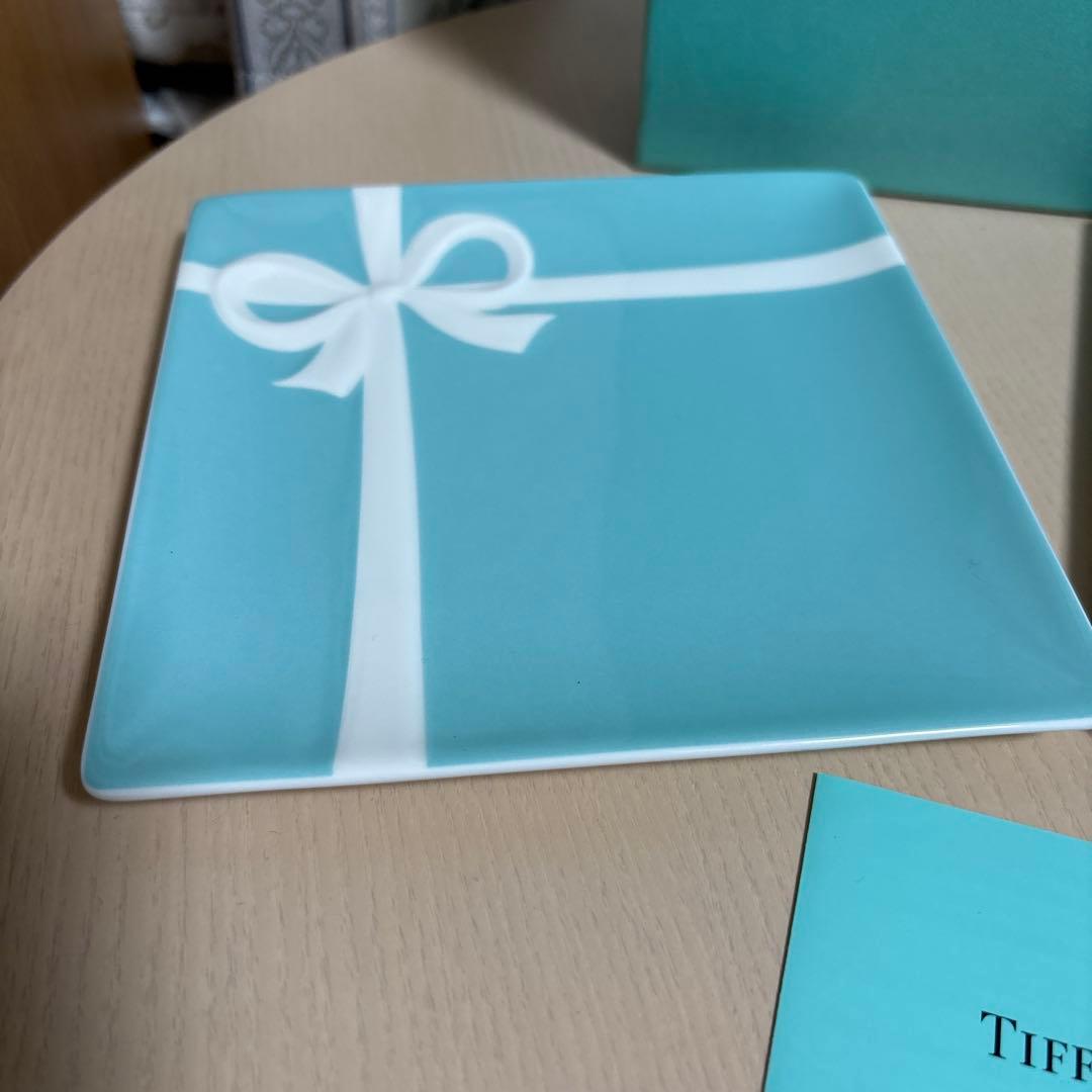 Tiffany & Co. リボン付きプレート 2枚セット