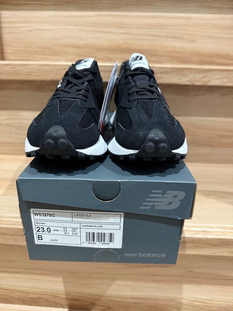 【新品未使用】New Balance WS327SC ブラック23.0cm